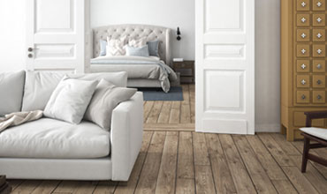 Leawood, Rustink Plank Flooring and Door Trim